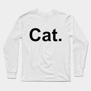 Cat. Long Sleeve T-Shirt